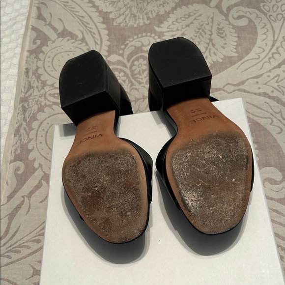 Vince Women's Black Ankle Strap Heels/Sandals - Picture 4 of 7